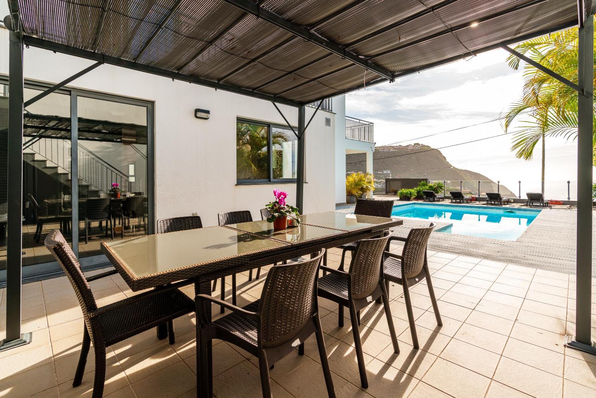 Villa Nunes, Big Holiday House With Private Pool Calheta  Esterno foto