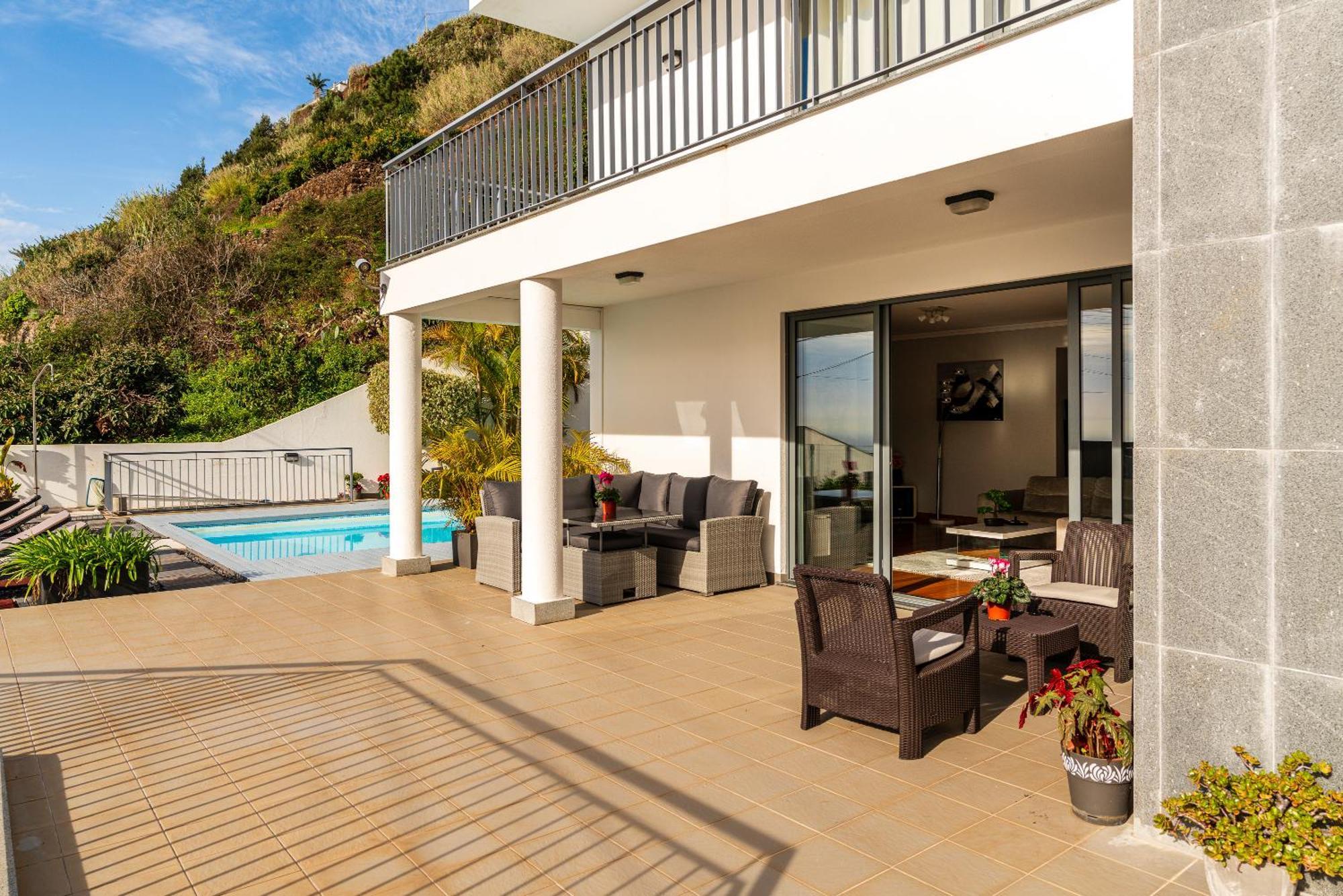Villa Nunes, Big Holiday House With Private Pool Calheta  Esterno foto